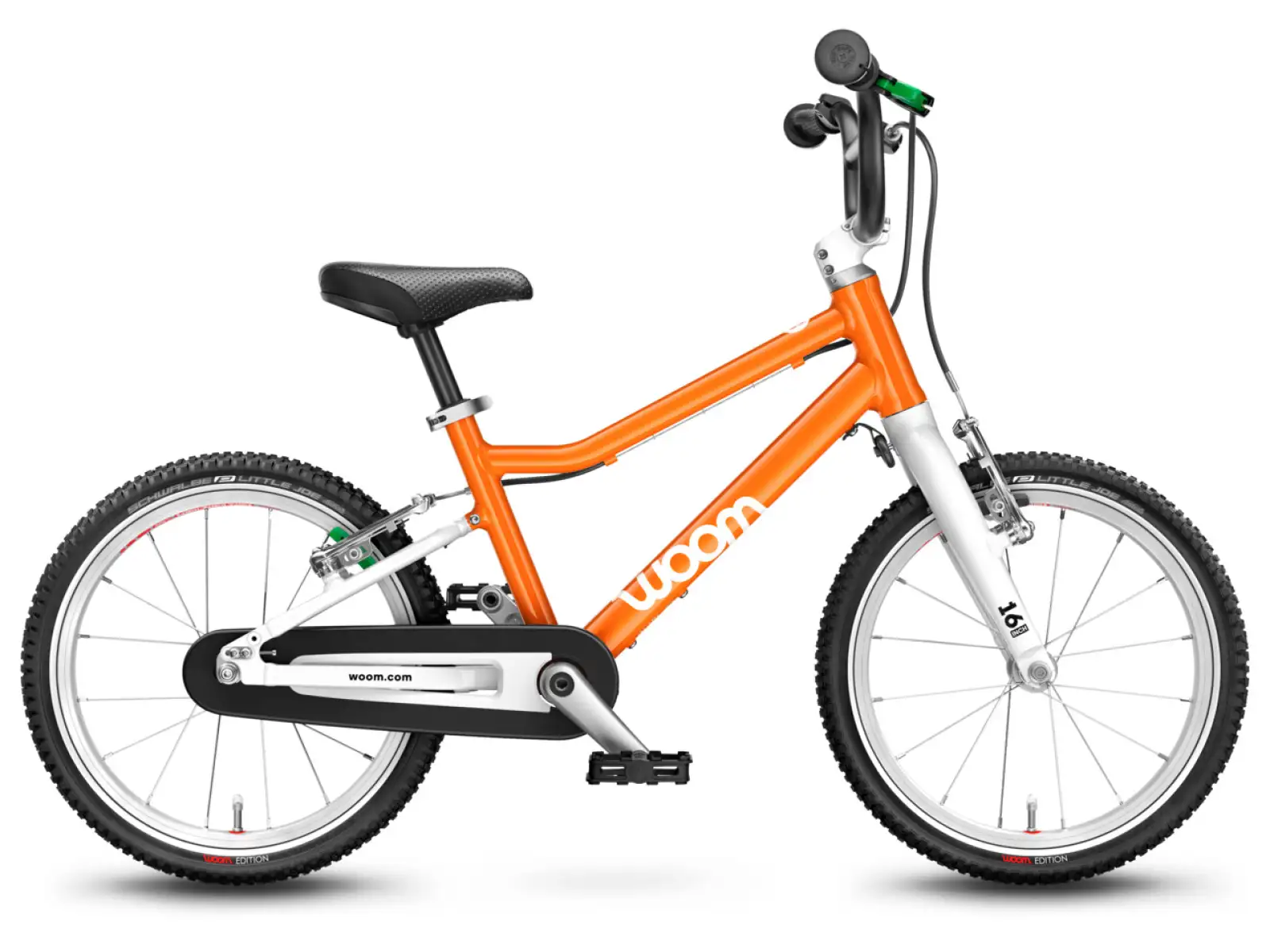 Woom 3 Flame Orange 16 detský bicykel