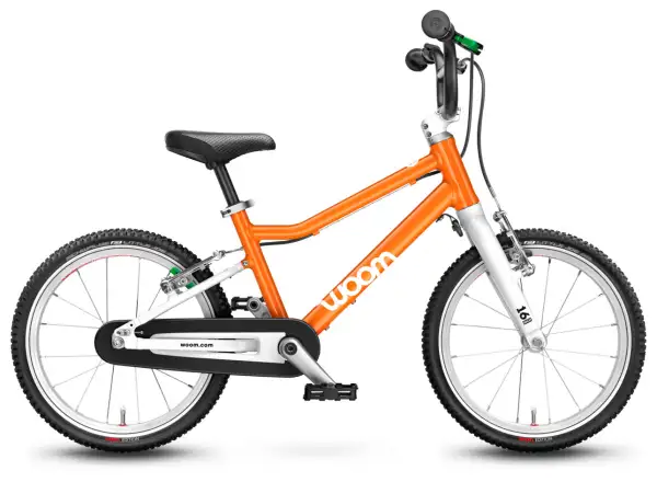 Woom 3 Flame Orange 16 detský bicykel