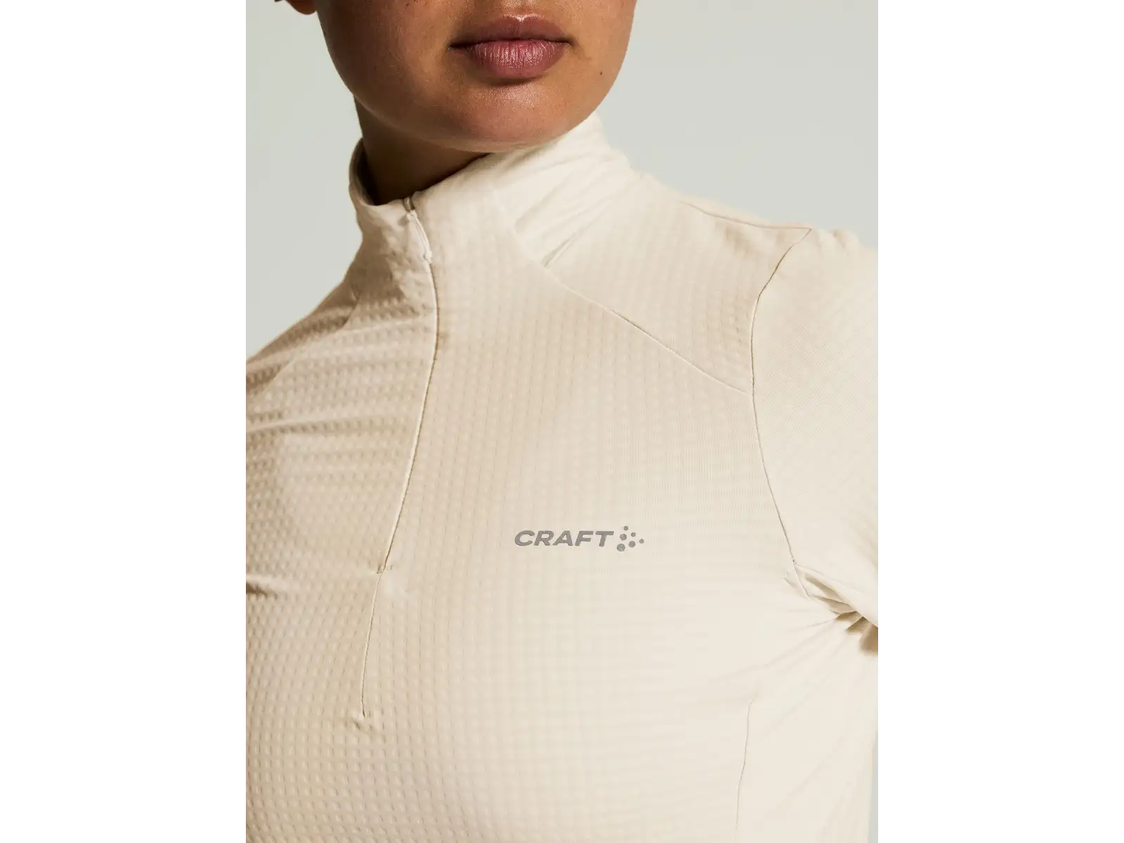 Craft Gain Thermal Midlayer 2 dámska mikina biela