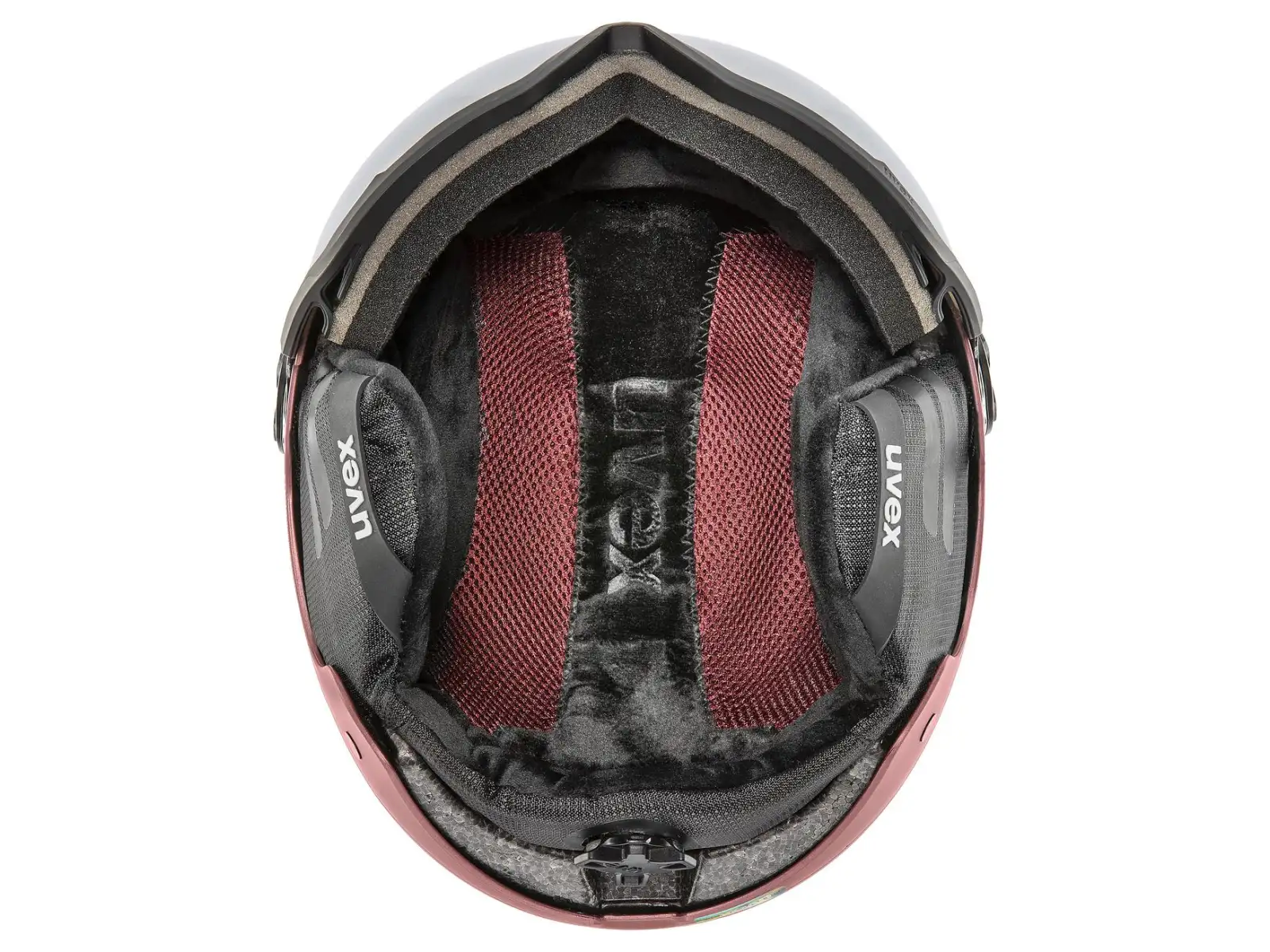 Uvex Wanted Visor lyžiarska prilba bramble/antique rose