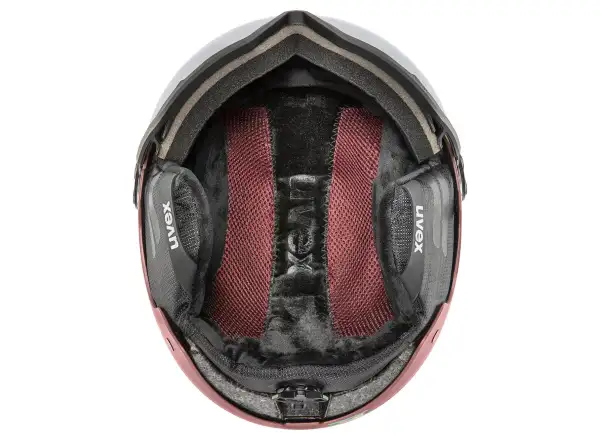Uvex Wanted Visor lyžiarska prilba bramble/antique rose