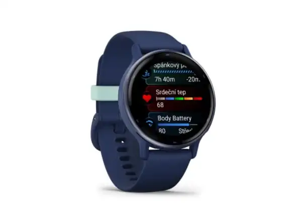 Garmin vívoactive 5 inteligentné hodinky Navy