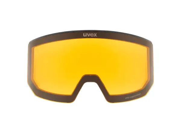 Uvex Lace Attract FM lyžiarske okuliare black matt/red - orange