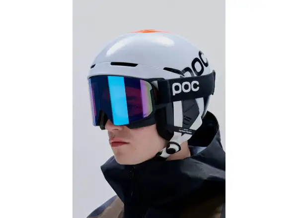 POC Obex Connect lyžiarska prilba Hydrogen White/Fluorescent Orange AVIP