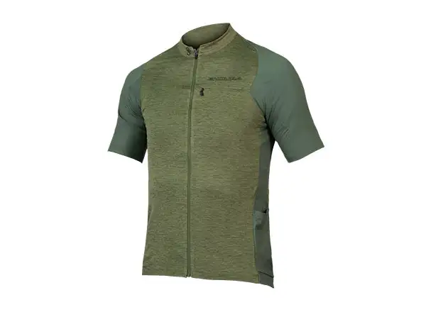 Endura GV500 Reiver Pánsky dres s krátkym rukávom Olive Green