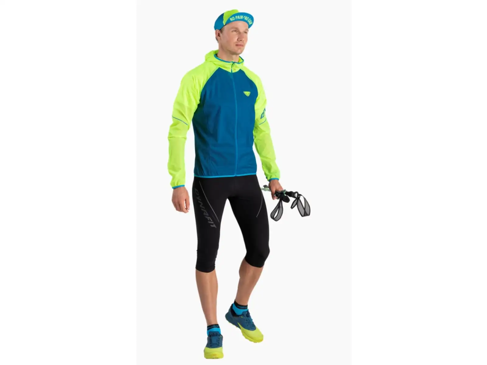 Dynafit Alpine 2 pánske 3/4 bežecké legíny black out