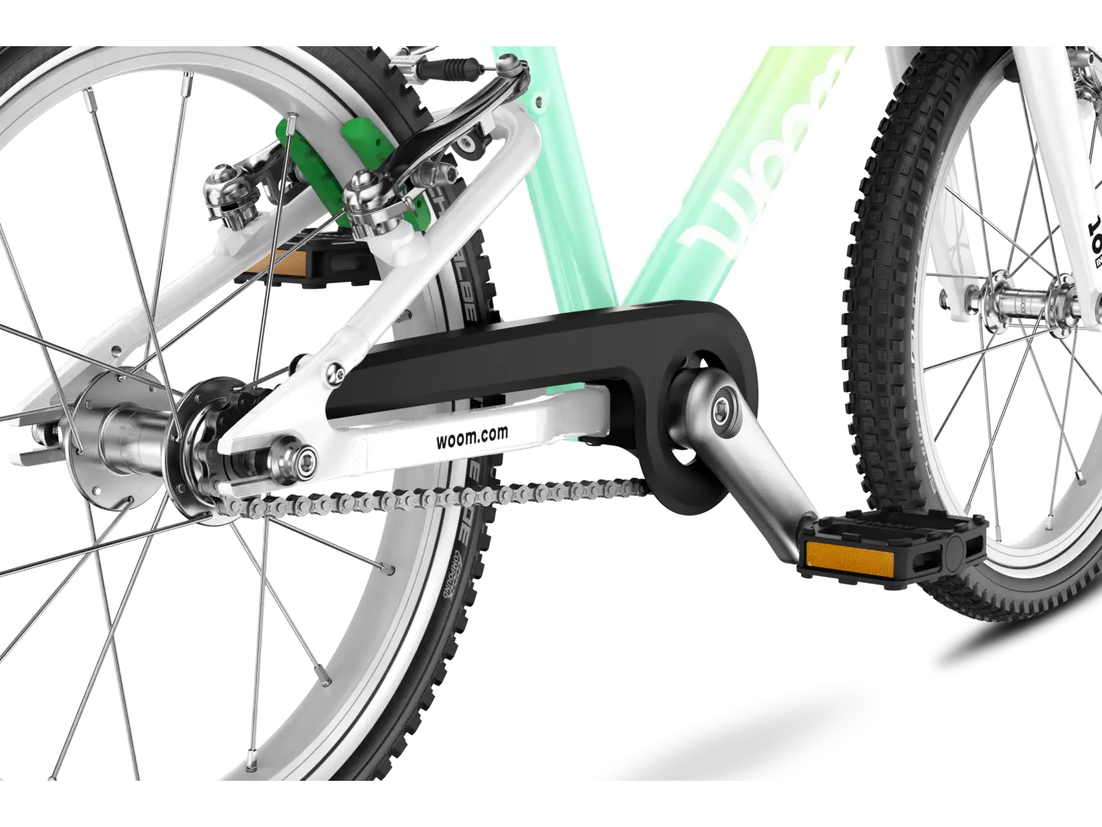 Woom GO 3 detský bicykel 16 Spearmint Crush Limited