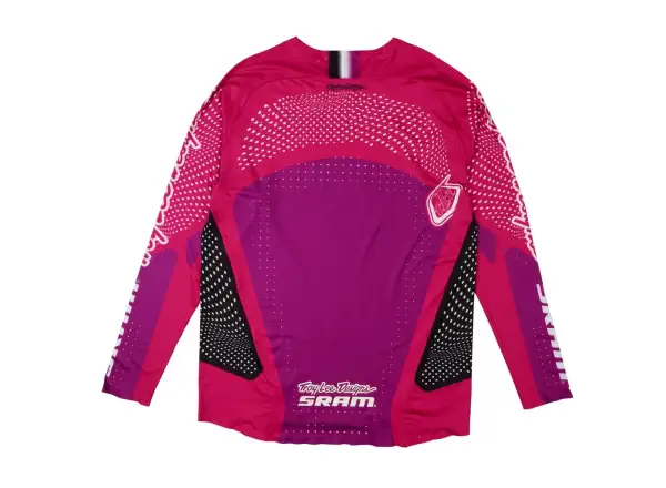 Troy Lee Designs x SRAM Sprint Ultra pánsky dres s dlhým rukávom Radioscape Fuchsia