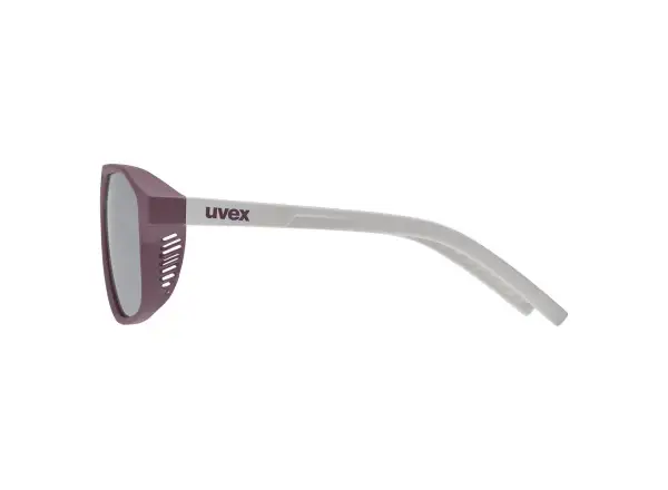 Uvex detské športové okuliare Cosmic Cranberry - Grey Matt/Mir. Silver