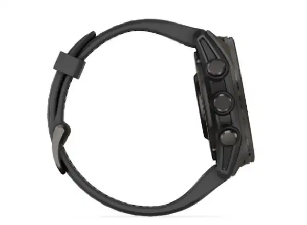 Garmin fenix 8 - 43 mm AMOLED Sapphire inteligentné hodinky Carbon titanium Black/Pebble grey