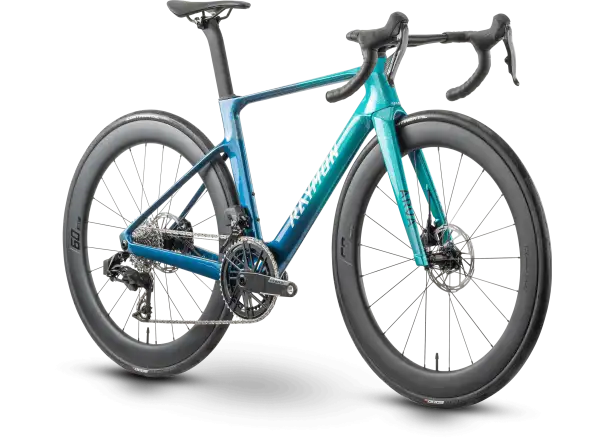 Raymon Arva Evo 24S Force E1 AXS cestný bicykel ocean fade/chrome