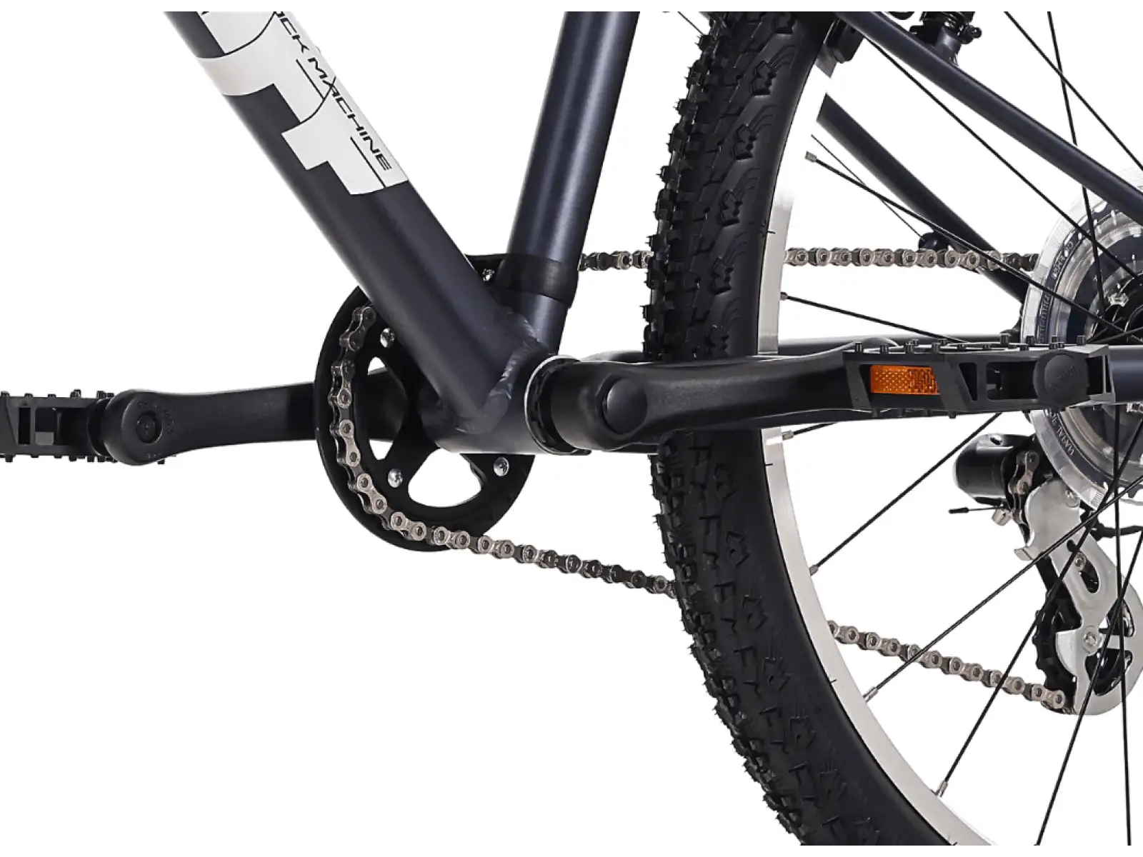 Rock Machine RIFF Jr 24 detský bicykel Matte Deep Ocean Blue