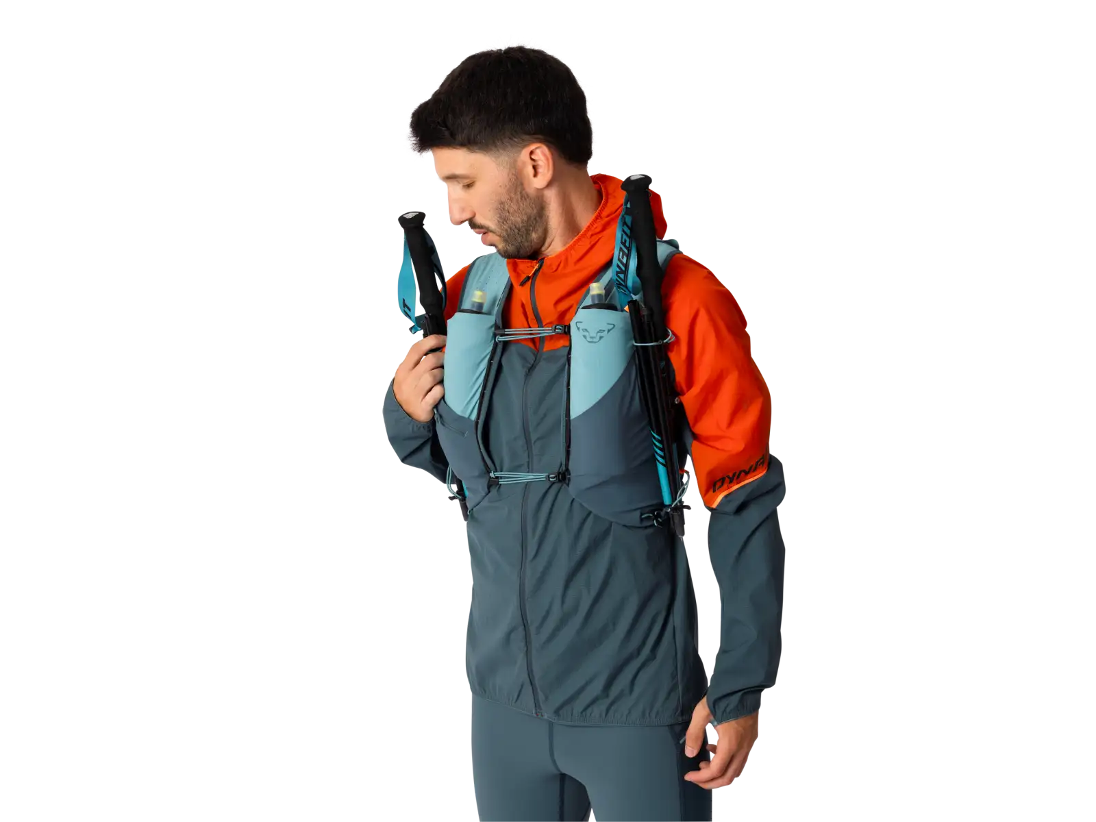 Dynafit Alpine 15 l bežecká vesta Smoke Blue/Cinder