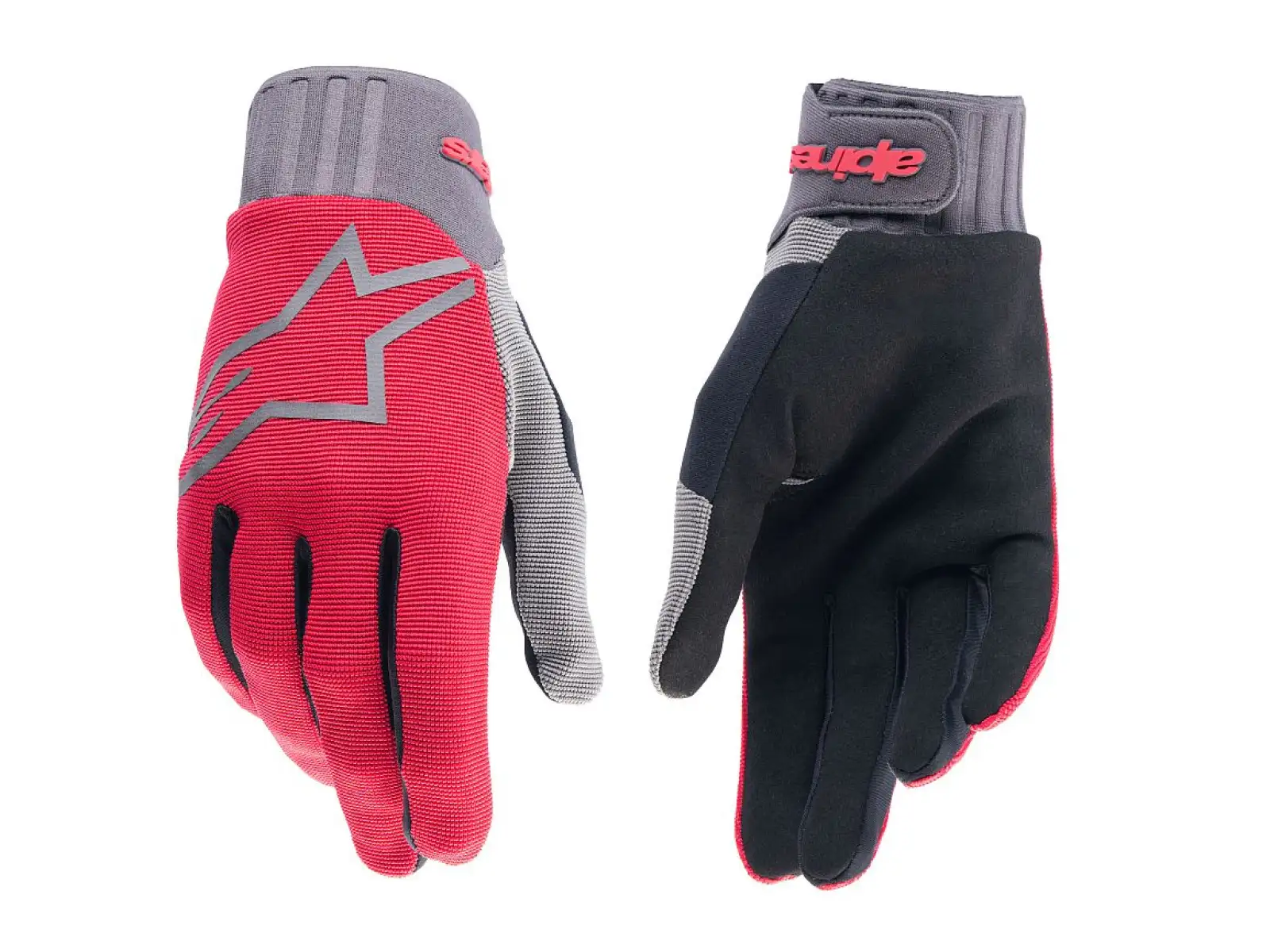 Alpinestars A-Dura rukavice Red Fluo