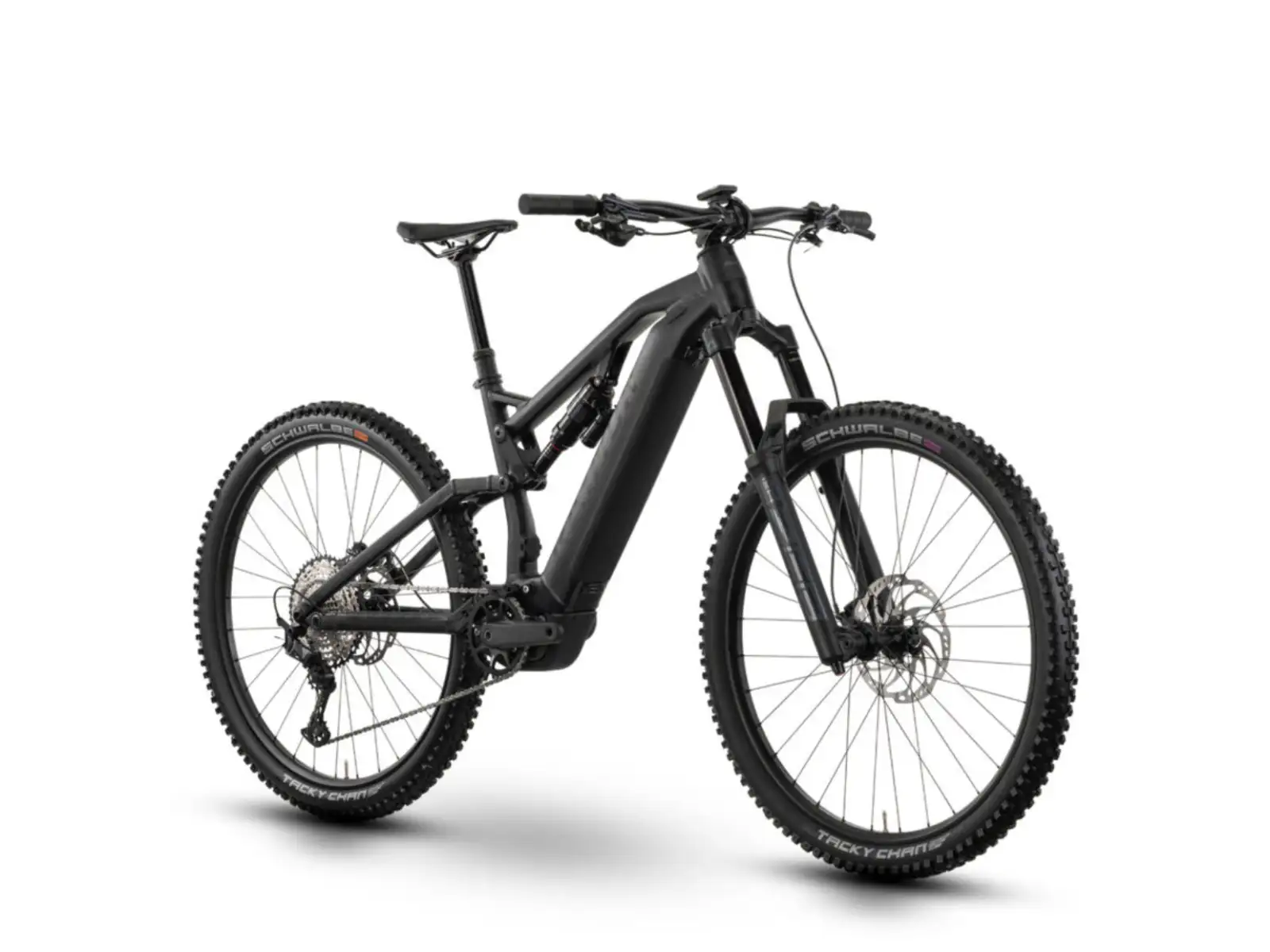 Raymon Trailray 170 Pro celoodpružený elektrobicykel Black Stealth/Iridiscent