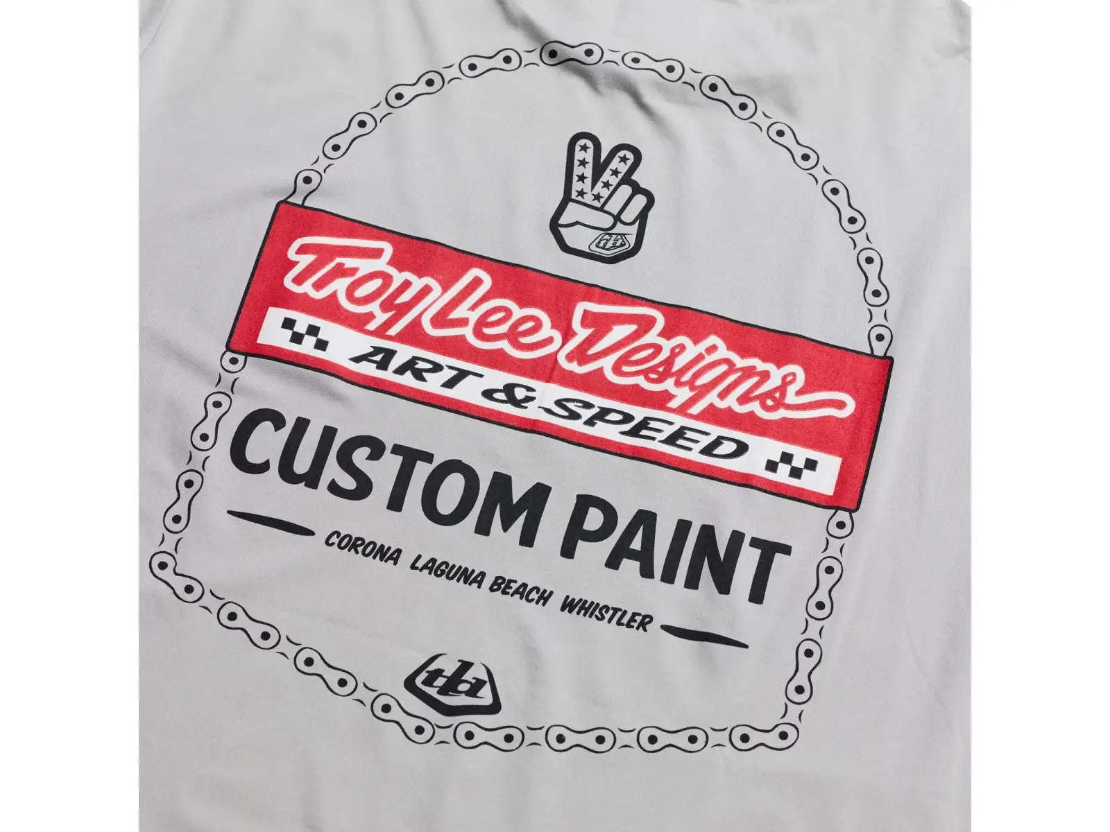 Troy Lee Designs Ruckus Ride Tee pánsky dres dlhý rukáv Custom Paint Mid Gray