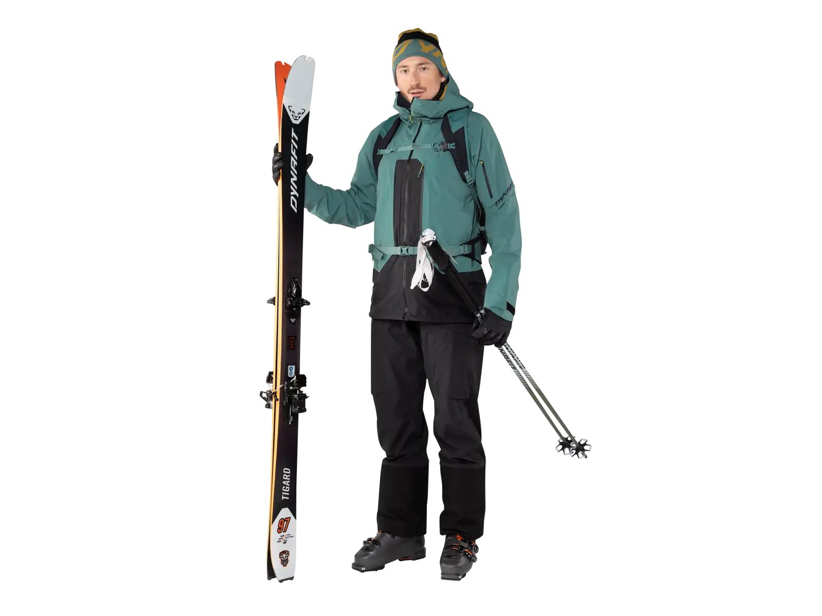 Dynafit Tigard 3L Stretch pánska bunda Atlantic