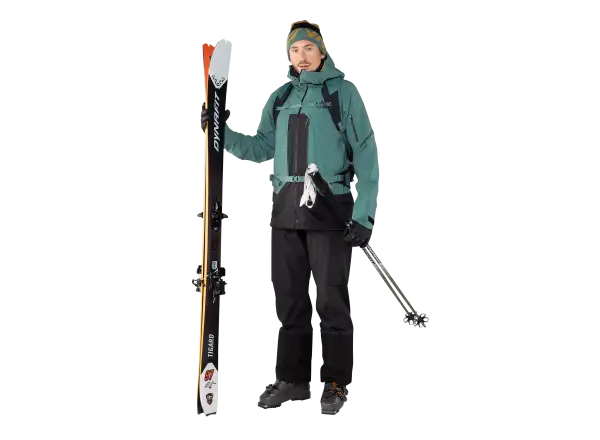 Dynafit Tigard 3L Stretch pánska bunda Atlantic