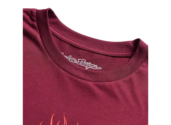 Troy Lee Designs Flame 2 pánske tričko krátky rukáv Sangria
