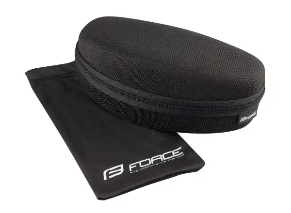 Force Arcade cyklistické okuliare biele/čierne/čierne polarizačné sklá