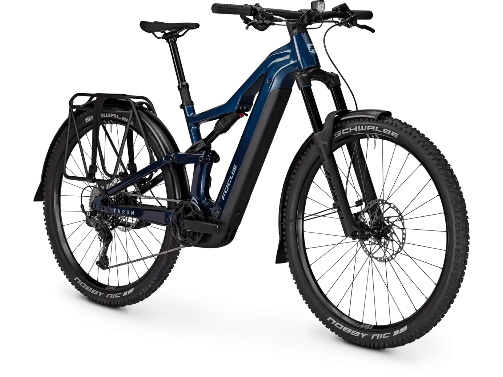 Focus THRON 7 EQP 720Wh celoodpružený elektrobicykel Azurblue / Sydneyblue