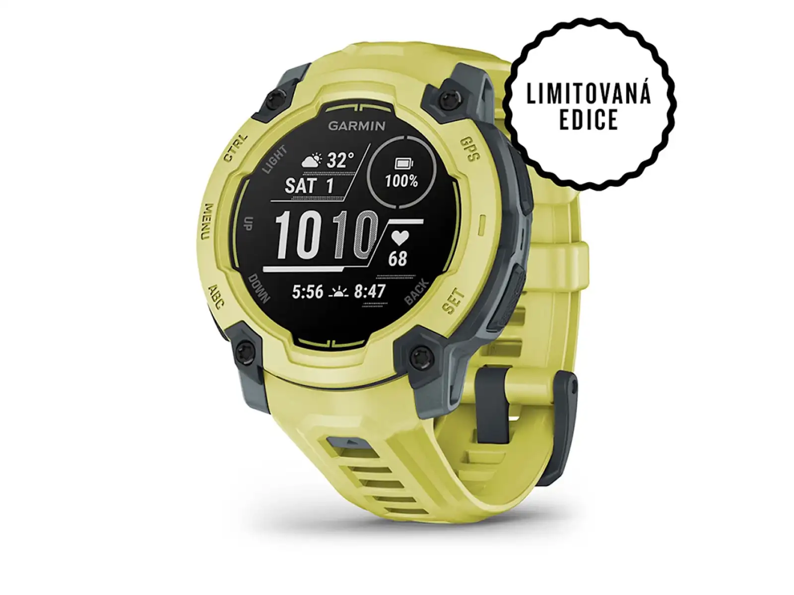 Garmin Instinct E 45 mm inteligentné hodinky Electric Lime/Electric Lime remienok