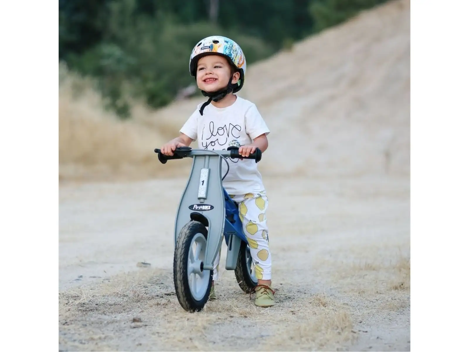 First Bike Street detské odrážadlo modrá