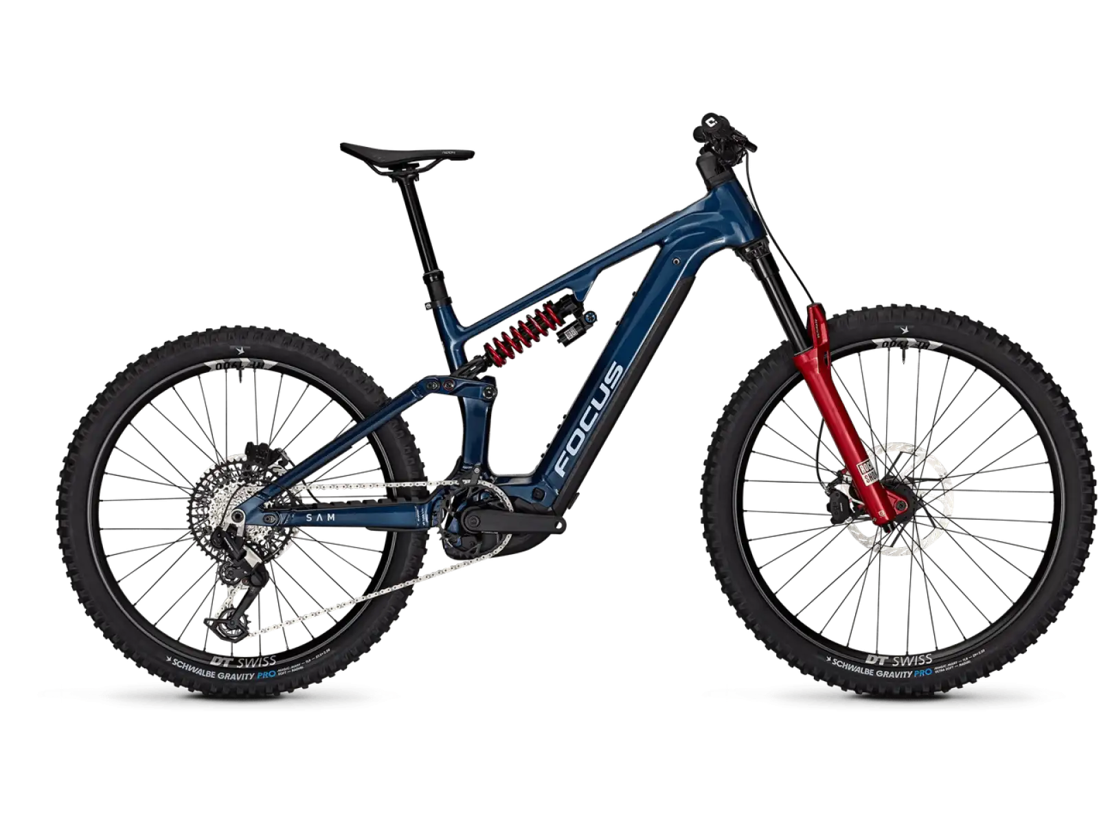 Focus SAM 9 600Wh elektrobicykel Azurblue / Sydneyblue