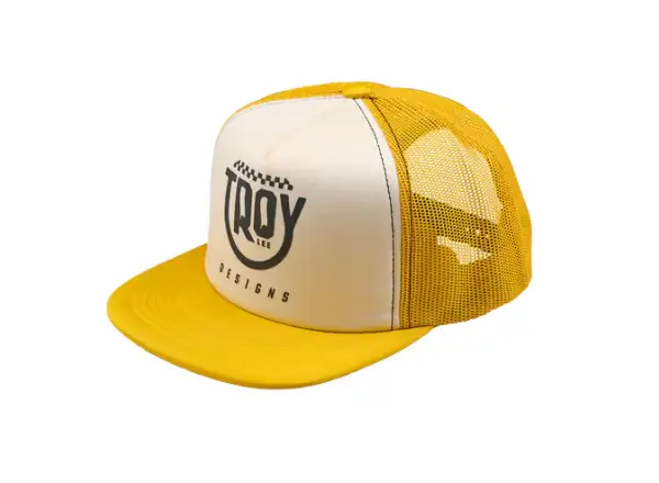 Troy Lee Designs Trucker Snapback Smiley šiltovka Golden