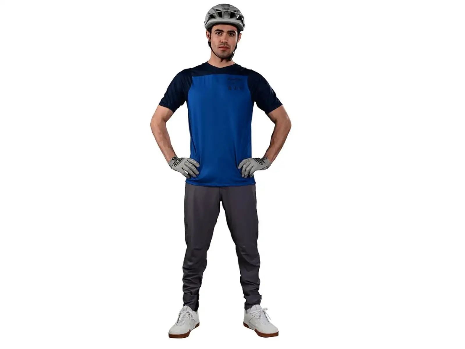Troy Lee Designs Skyline Mono pánsky dres krátky rukáv True Blue