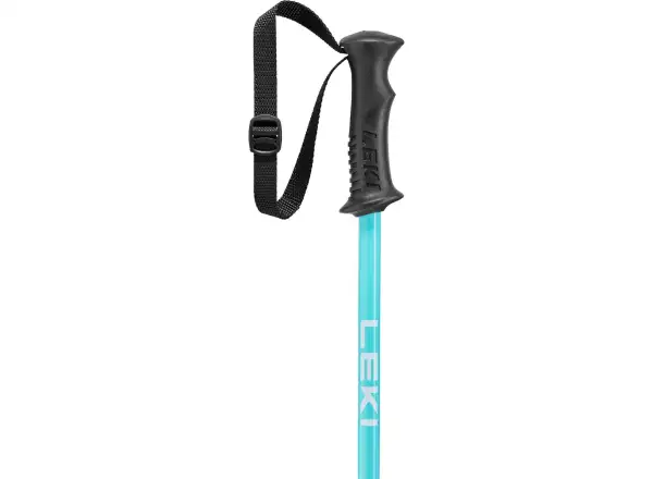 Leki Rider detské zjazdové palice darkblue-light turquoise-white