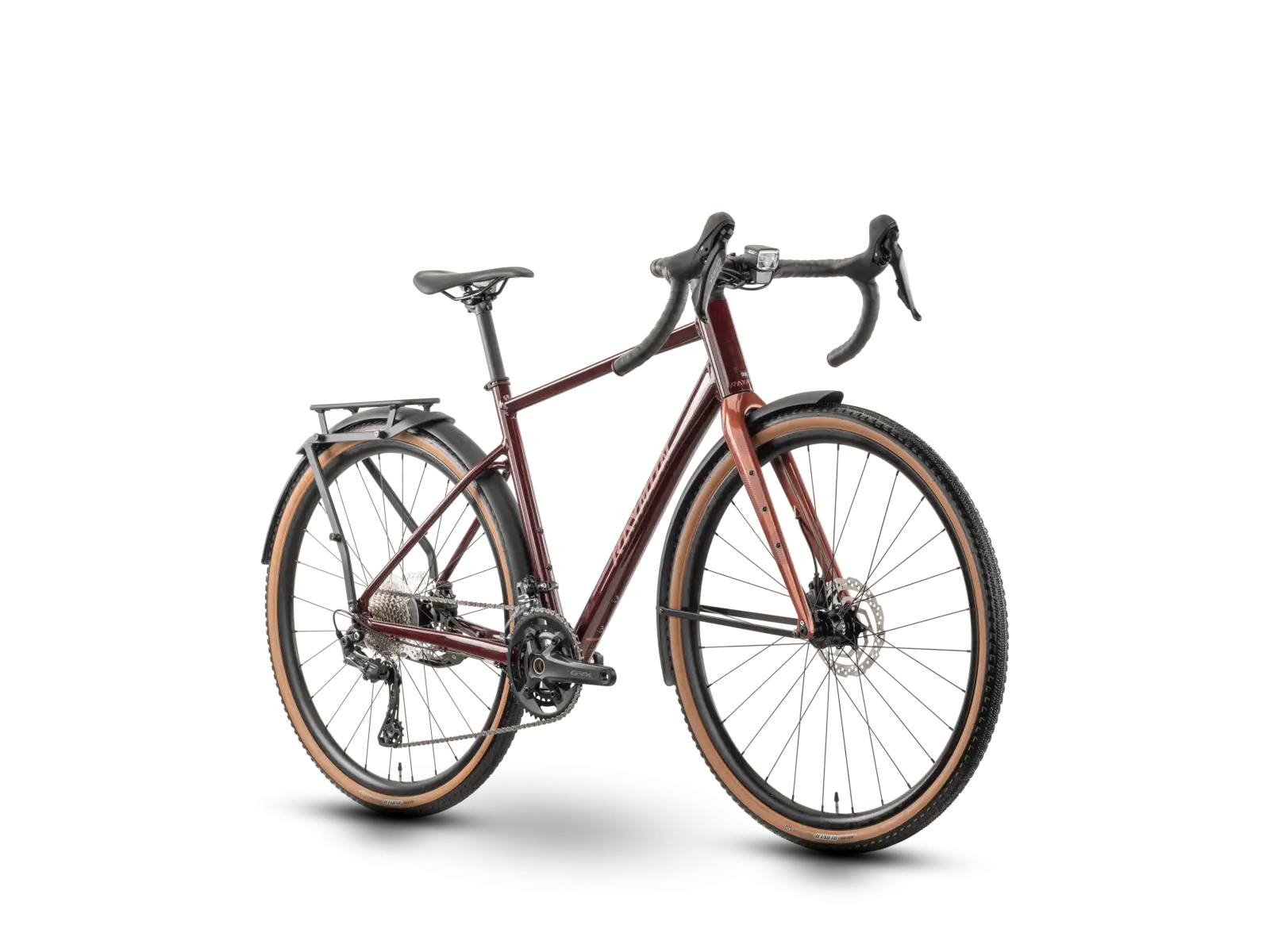Raymon Territ Pro Street gravel bicykel MaroonBrown/Brick