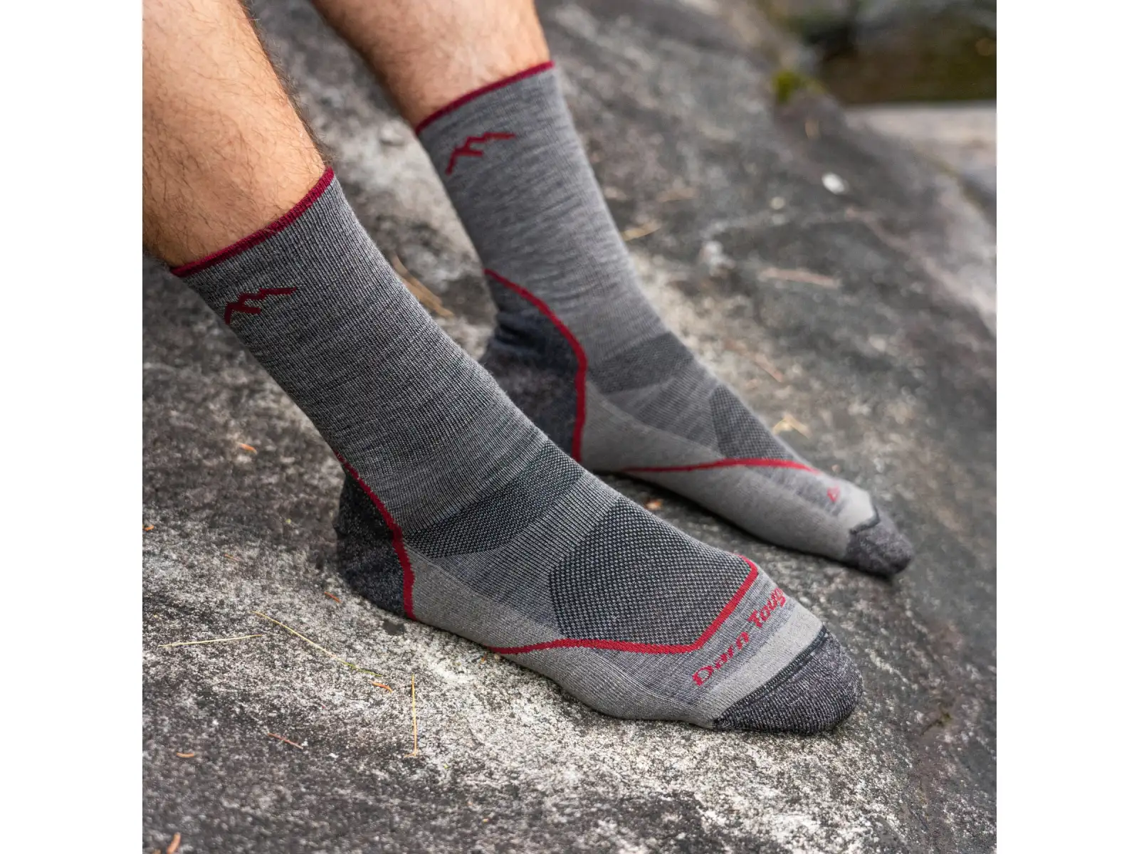 Pánske ponožky Darn Tough Light Hiker Micro Crew Lightweight Cushion (Denim)