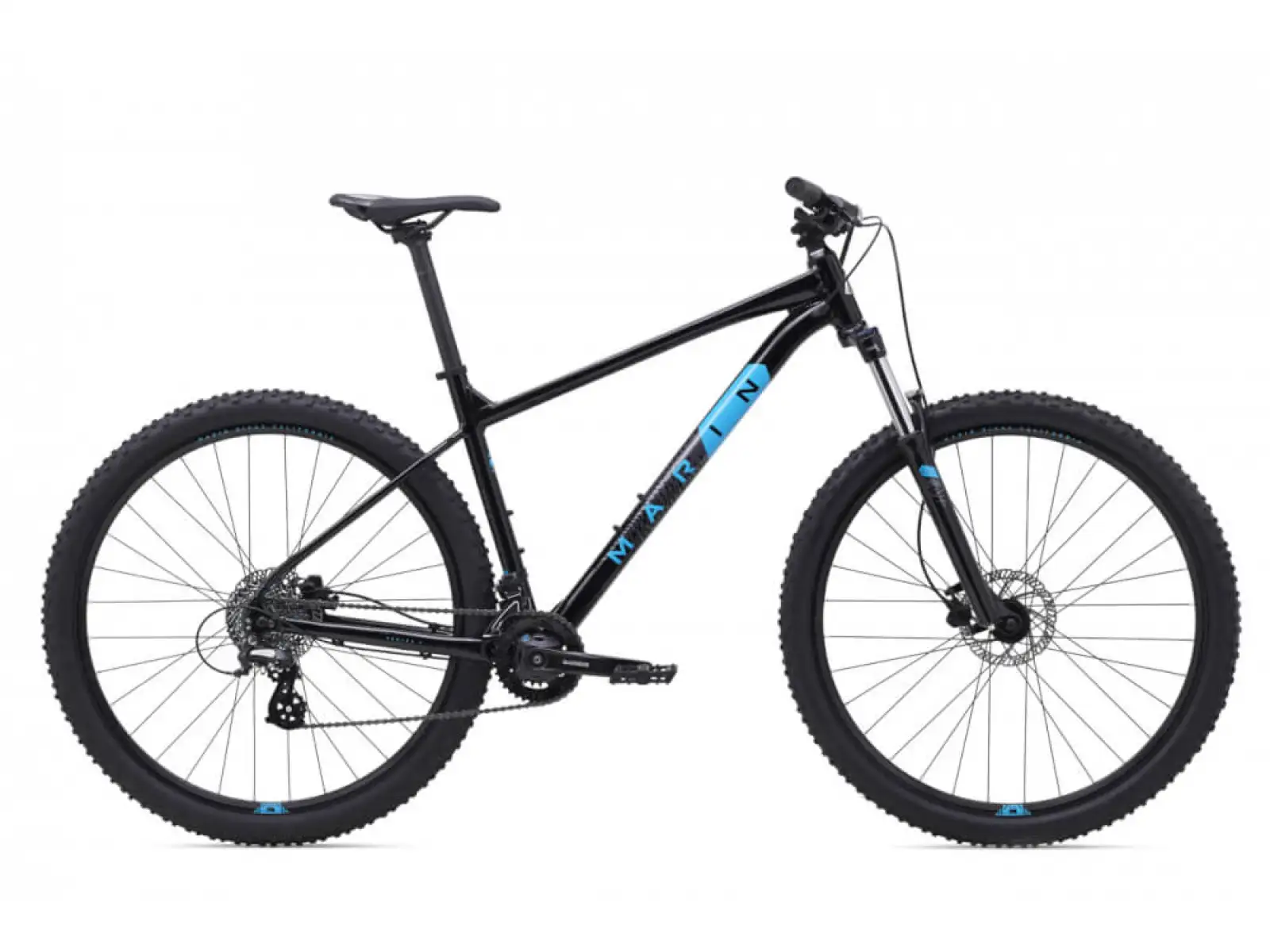 Horský bicykel Marin Bobcat Trail 3 27,5" čierny/šedý/modrý