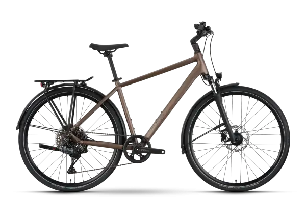 Raymon Zayn Auto Diamond trekingový bicykel Mushroom/Black