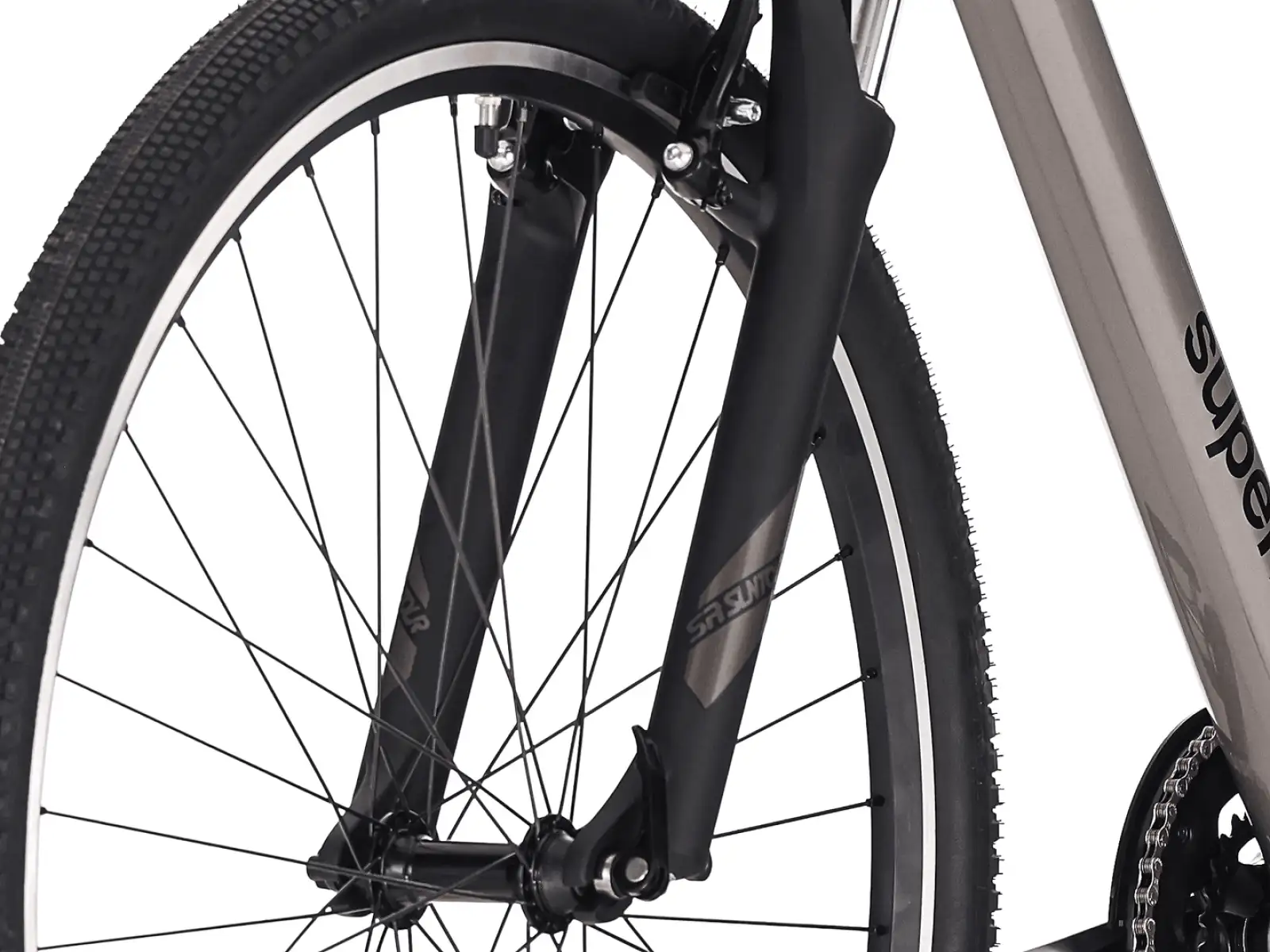 Superior Blox 6.0 trekingový bicykel Gloss Dark Chrome