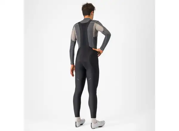 Castelli Espresso Bibtight pánske nohavice s laclom a vložkou Black