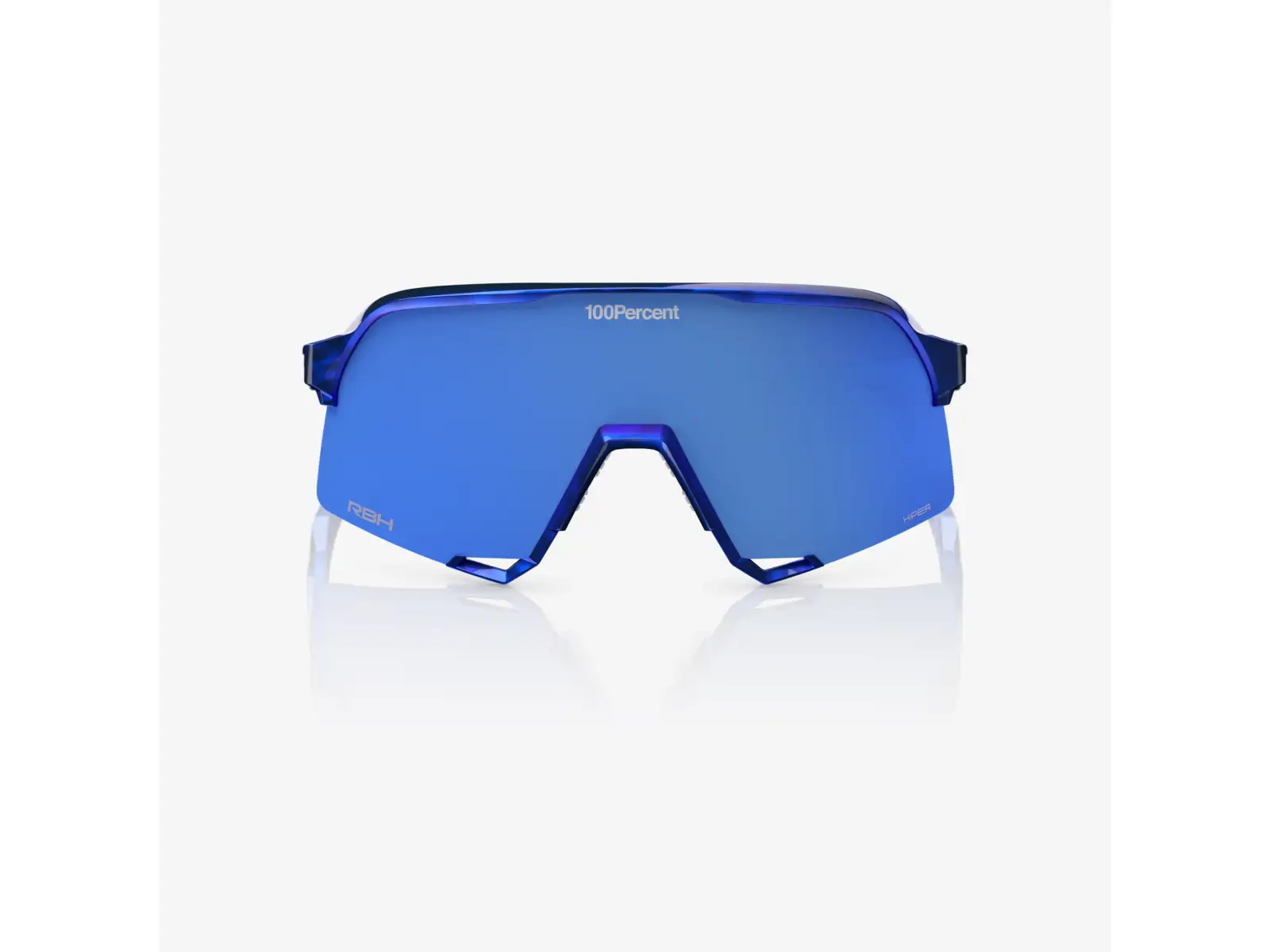 100% S3 okuliare RBH Gloss Blue Holographic/HiPER Royal Blue Mirror Lens