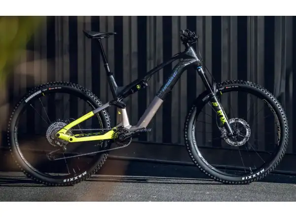 Haibike Lyke CF 11 430 Wh celoodpružený elektrobicykel Carbon/Sand/Lime Gloss