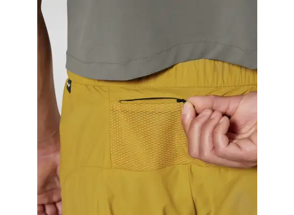 Salewa Pedroc Durastretch 2v1 pánske kraťasy Olive Oil