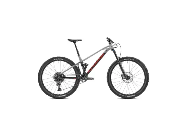 Mondraker Foxy celoodpružený bicykel black/nimbus grey/flame red