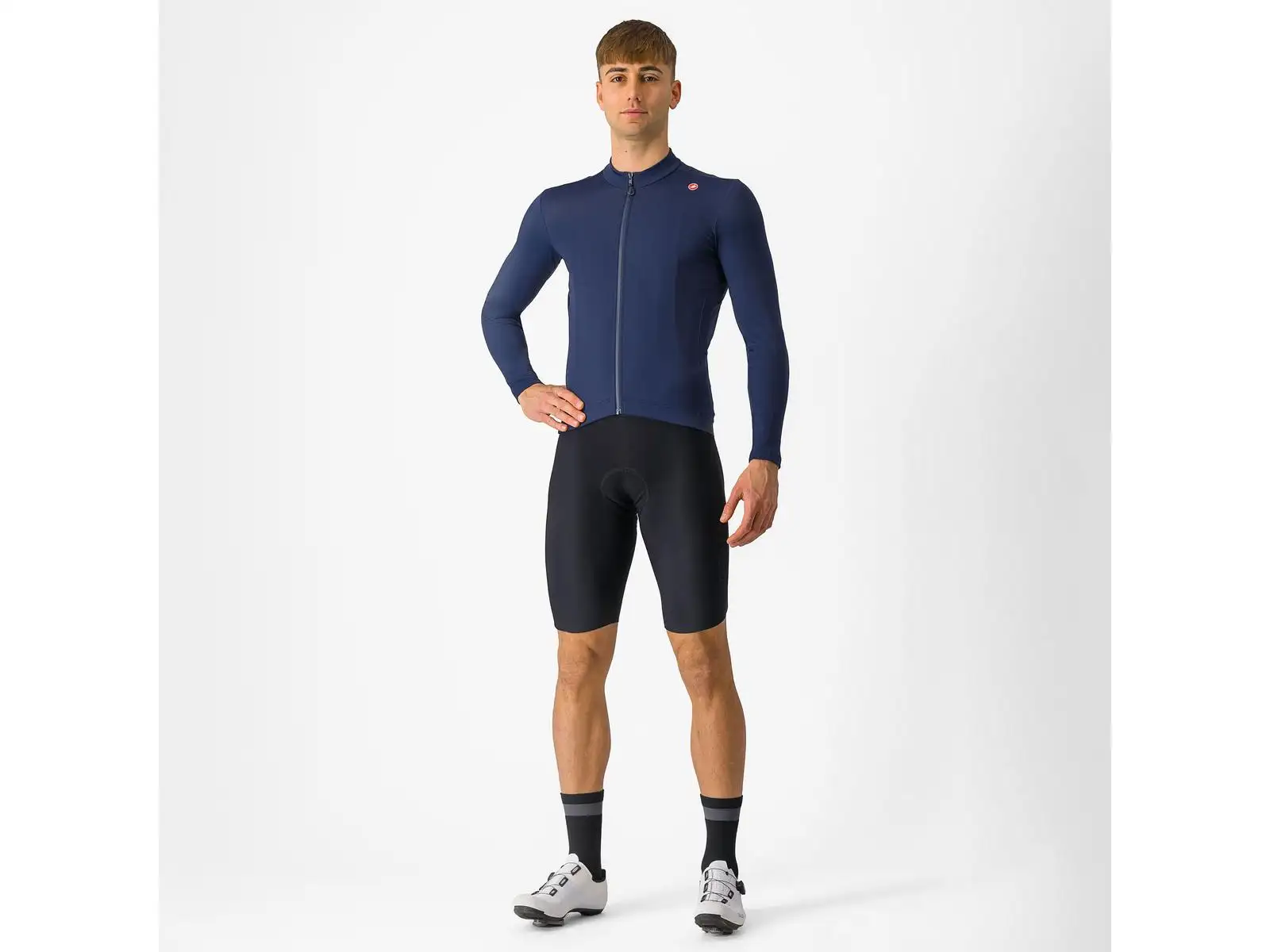 Castelli Espresso Thermal pánsky dres Belgian Blue