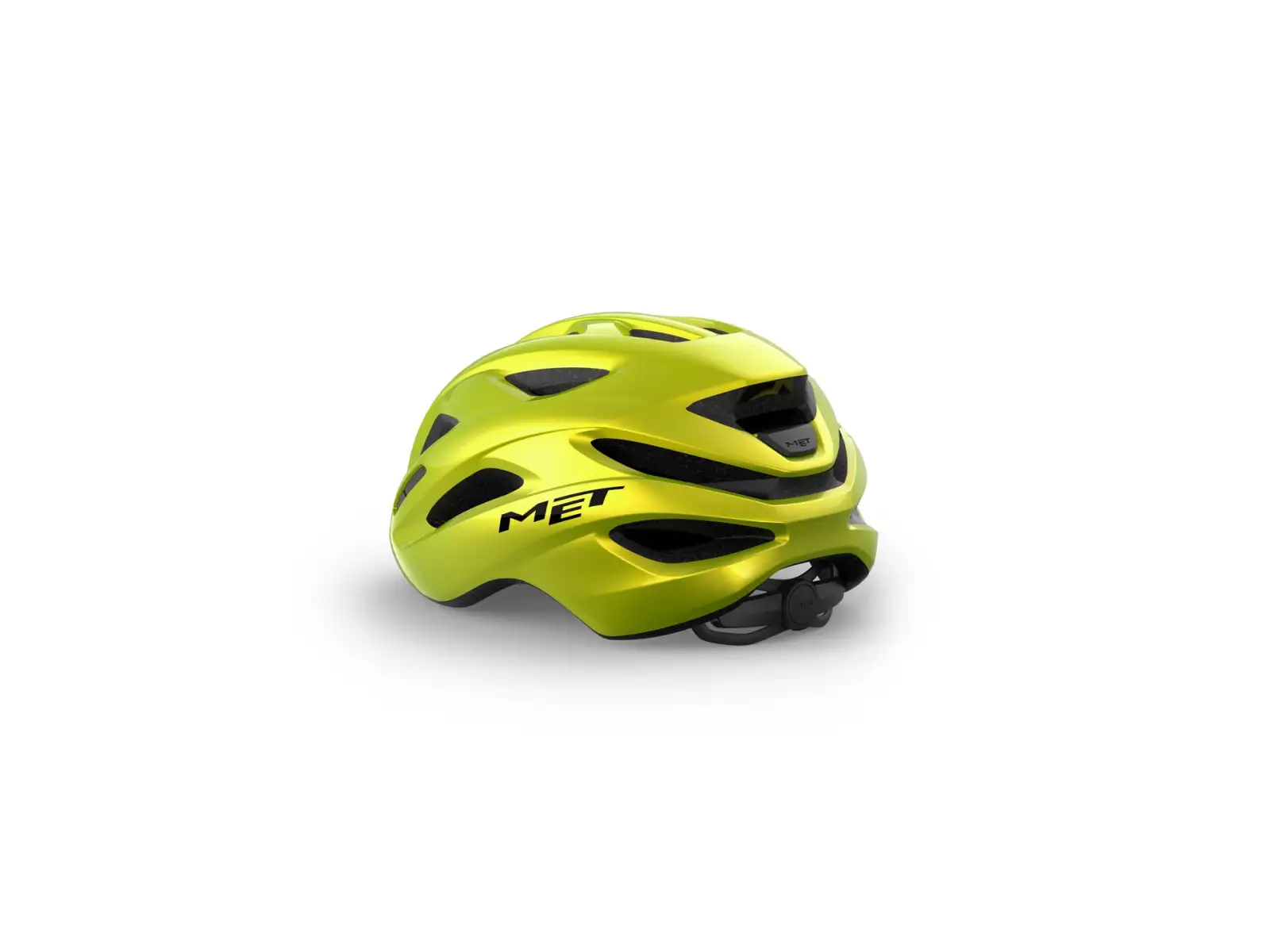 MET Idolo prilba Lime Yellow/Metallic