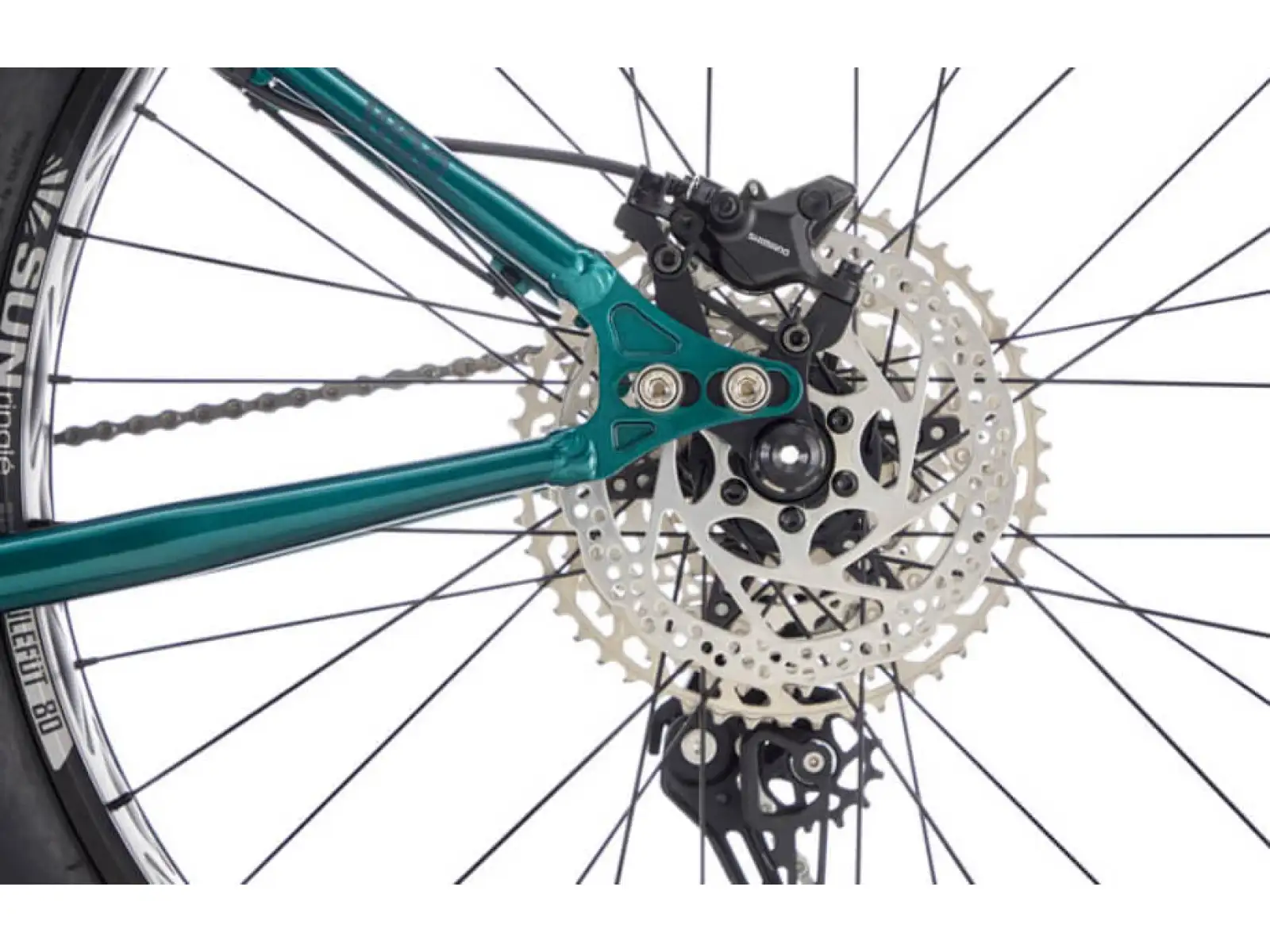 Kona Woo Satin Jeep Green Fat Bike