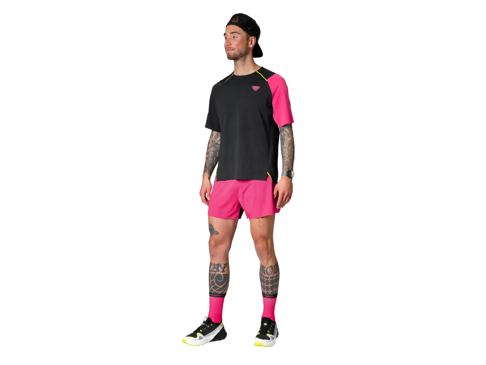 Dynafit DNA pánske bežecké tričko krátky rukáv Pink Glo