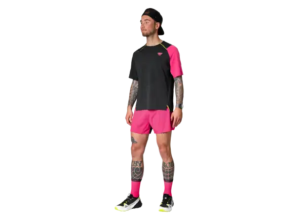 Dynafit DNA pánske bežecké tričko krátky rukáv Pink Glo