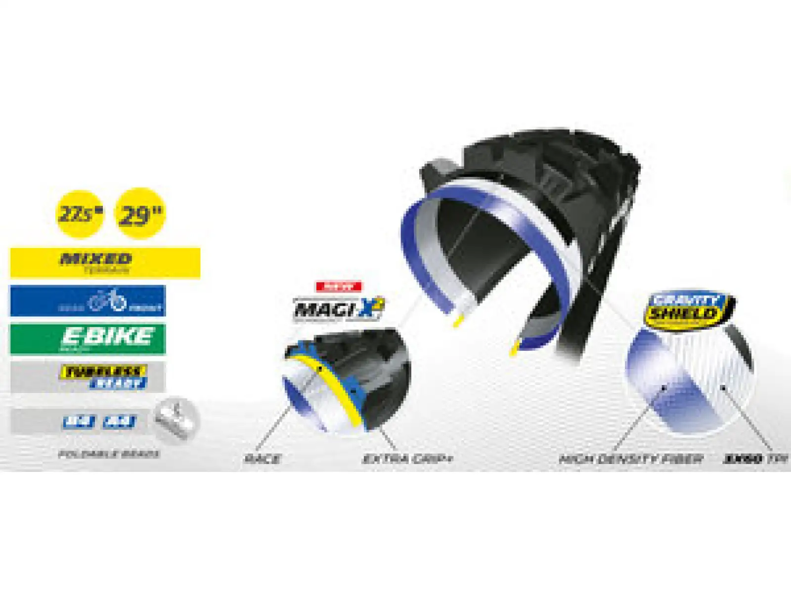 Michelin Wild Enduro Front Magi-X2 27,5x2,40" TS TLR MTB plášť kevlar čierna