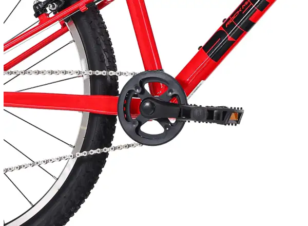 Rock Machine RIFF Jr 24 detský bicykel Gloss Fire Red