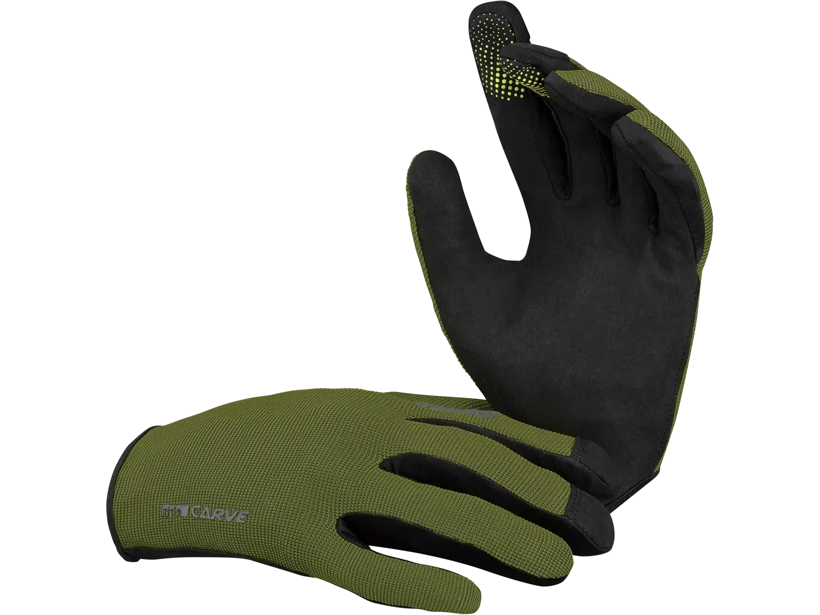 IXS Carve Pánske rukavice Olive
