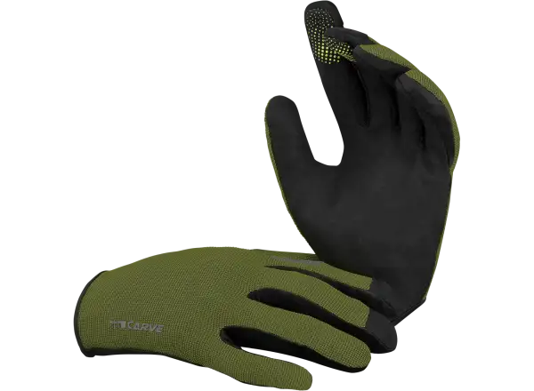 IXS Carve Pánske rukavice Olive